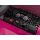 JOKO Elektrické autíčko Jeep MOUNTAIN, penové kolesá, kožené sedadlo, ružové