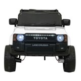 JOKO Elektrické Autíčko Toyota PRADO, penové kolesá, kožené sedadlo, biele