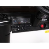 JOKO Elektrické Autíčko Toyota PRADO, penové kolesá, kožené sedadlo, biele
