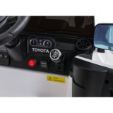 JOKO Elektrické Autíčko Toyota PRADO, penové kolesá, kožené sedadlo, biele