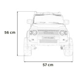JOKO Elektrické Autíčko Toyota PRADO, penové kolesá, kožené sedadlo, čierne