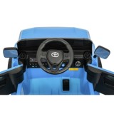 JOKO Elektrické Autíčko Toyota PRADO, penové kolesá, kožené sedadlo, modré
