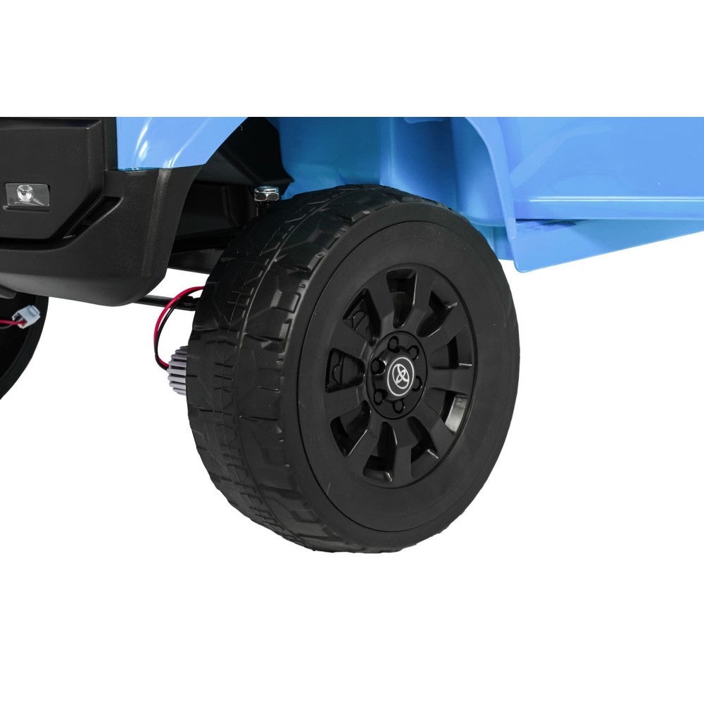 JOKO Elektrické Autíčko Toyota PRADO, penové kolesá, kožené sedadlo, modré