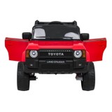 JOKO Elektrické Autíčko Toyota PRADO, penové kolesá, kožené sedadlo, červené