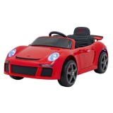 JOKO Elektrické autíčko RUF CTR3, penové kolesá, kožené sedadlo, červené