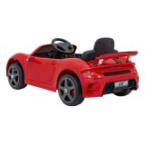 JOKO Elektrické autíčko RUF CTR3, penové kolesá, kožené sedadlo, červené