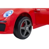 JOKO Elektrické autíčko RUF CTR3, penové kolesá, kožené sedadlo, červené