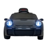 JOKO Elektrické autíčko RUF CTR3, penové kolesá, kožené sedadlo, čierne