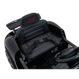 JOKO Elektrické autíčko RUF CTR3, penové kolesá, kožené sedadlo, čierne