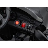 JOKO Elektrické autíčko RUF CTR3, penové kolesá, kožené sedadlo, čierne