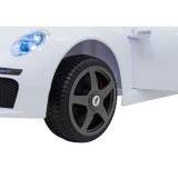 JOKO Elektrické autíčko RUF CTR3, penové kolesá, kožené sedadlo, biele
