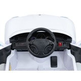 JOKO Elektrické autíčko RUF CTR3, penové kolesá, kožené sedadlo, biele