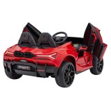 JOKO Elektrické autíčko Lamborghini Revuelto XL 4x4 24V, Dvojmiestne Kožené sedadlo, Penové kolesá, FM rádio, Nosnosť 60kg, červ