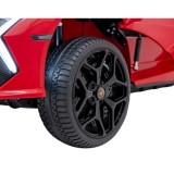 JOKO Elektrické autíčko Lamborghini Revuelto XL 4x4 24V, Dvojmiestne Kožené sedadlo, Penové kolesá, FM rádio, Nosnosť 60kg, červ