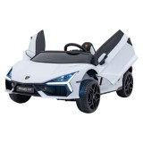 JOKO Elektrické autíčko Lamborghini Revuelto XL 4x4 24V, Dvojmiestne Kožené sedadlo, Penové kolesá, FM rádio, Nosnosť 60kg, biel