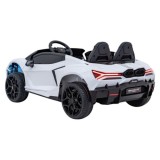 JOKO Elektrické autíčko Lamborghini Revuelto XL 4x4 24V, Dvojmiestne Kožené sedadlo, Penové kolesá, FM rádio, Nosnosť 60kg, biel