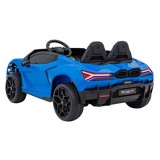 JOKO Elektrické autíčko Lamborghini Revuelto XL 4x4 24V, Dvojmiestne Kožené sedadlo, Penové kolesá, FM rádio, Nosnosť 60kg, modr
