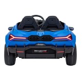 JOKO Elektrické autíčko Lamborghini Revuelto XL 4x4 24V, Dvojmiestne Kožené sedadlo, Penové kolesá, FM rádio, Nosnosť 60kg, modr