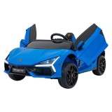 JOKO Elektrické autíčko Lamborghini Revuelto XL 4x4 24V, Dvojmiestne Kožené sedadlo, Penové kolesá, FM rádio, Nosnosť 60kg, modr