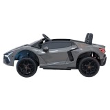JOKO Elektrické autíčko Lamborghini Revuelto XL 4x4 24V, Dvojmiestne Kožené sedadlo, Penové kolesá, FM rádio, Nosnosť 60kg, sivé