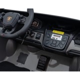 JOKO Elektrické autíčko Lamborghini Revuelto XL 4x4 24V, Dvojmiestne Kožené sedadlo, Penové kolesá, FM rádio, Nosnosť 60kg, sivé