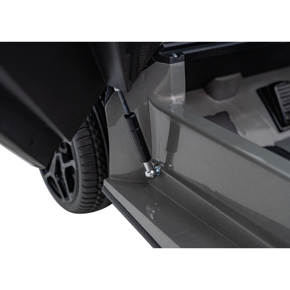 JOKO Elektrické autíčko Lamborghini Revuelto XL 4x4 24V, Dvojmiestne Kožené sedadlo, Penové kolesá, FM rádio, Nosnosť 60kg, sivé