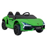 JOKO Elektrické autíčko Lamborghini Revuelto XL 4x4 24V, Dvojmiestne Kožené sedadlo, Penové kolesá, FM rádio, Nosnosť 60kg, zele