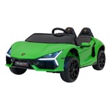 JOKO Elektrické autíčko Lamborghini Revuelto XL 4x4 24V, Dvojmiestne Kožené sedadlo, Penové kolesá, FM rádio, Nosnosť 60kg, zele