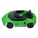JOKO Elektrické autíčko Lamborghini Revuelto XL 4x4 24V, Dvojmiestne Kožené sedadlo, Penové kolesá, FM rádio, Nosnosť 60kg, zele