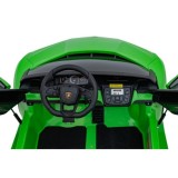 JOKO Elektrické autíčko Lamborghini Revuelto XL 4x4 24V, Dvojmiestne Kožené sedadlo, Penové kolesá, FM rádio, Nosnosť 60kg, zele