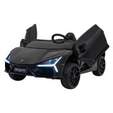 JOKO Elektrické autíčko Lamborghini Revuelto XL 4x4 24V, Dvojmiestne Kožené sedadlo, Penové kolesá, FM rádio, Nosnosť 60kg, čier