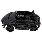 JOKO Elektrické autíčko Lamborghini Revuelto XL 4x4 24V, Dvojmiestne Kožené sedadlo, Penové kolesá, FM rádio, Nosnosť 60kg, čier