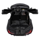 JOKO Elektrické autíčko Lamborghini Revuelto XL 4x4 24V, Dvojmiestne Kožené sedadlo, Penové kolesá, FM rádio, Nosnosť 60kg, čier