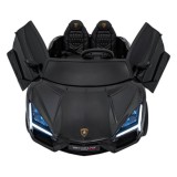JOKO Elektrické autíčko Lamborghini Revuelto XL 4x4 24V, Dvojmiestne Kožené sedadlo, Penové kolesá, FM rádio, Nosnosť 60kg, čier