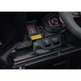 JOKO Elektrické autíčko Lamborghini Revuelto XL 4x4 24V, Dvojmiestne Kožené sedadlo, Penové kolesá, FM rádio, Nosnosť 60kg, čier