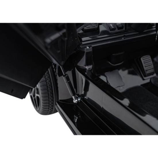 JOKO Elektrické autíčko Lamborghini Revuelto XL 4x4 24V, Dvojmiestne Kožené sedadlo, Penové kolesá, FM rádio, Nosnosť 60kg, čier
