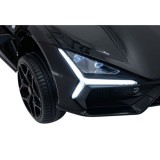 JOKO Elektrické autíčko Lamborghini Revuelto XL 4x4 24V, Dvojmiestne Kožené sedadlo, Penové kolesá, FM rádio, Nosnosť 60kg, čier