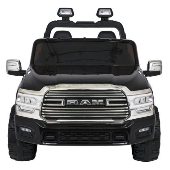 JOKO Elektrické atíčko RAM 3500 2x200W 24V, kožené sedadlo, nosnosť 50kg, penové kolesá, čierne