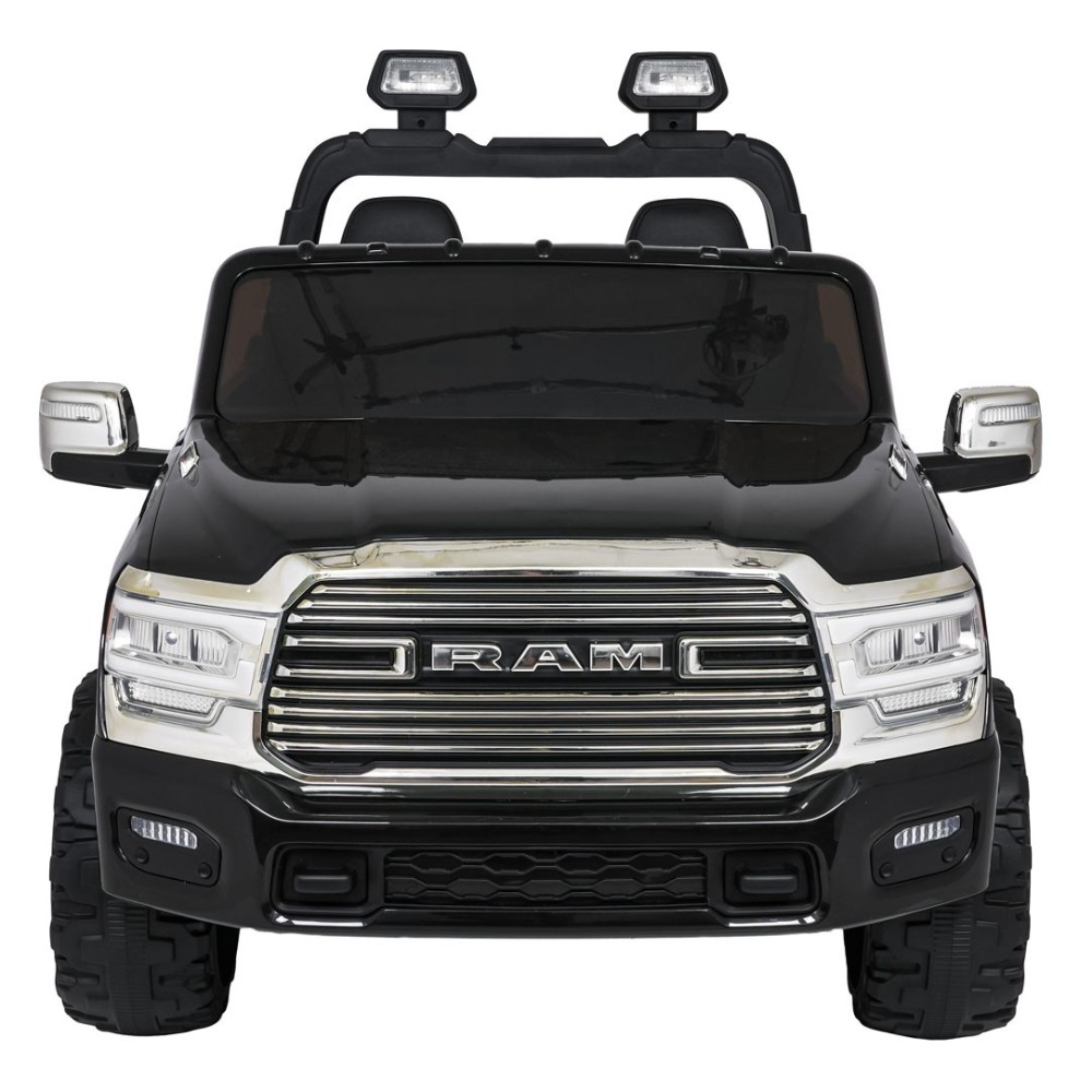 JOKO Elektrické atíčko RAM 3500 2x200W 24V, kožené sedadlo, nosnosť 50kg, penové kolesá, čierne