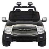 JOKO Elektrické atíčko RAM 3500 2x200W 24V, kožené sedadlo, nosnosť 50kg, penové kolesá, čierne