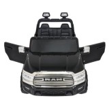 JOKO Elektrické atíčko RAM 3500 2x200W 24V, kožené sedadlo, nosnosť 50kg, penové kolesá, čierne