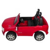 JOKO Elektrické atíčko RAM 3500 2x200W 24V, kožené sedadlo, nosnosť 50kg, penové kolesá, červené