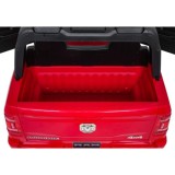 JOKO Elektrické atíčko RAM 3500 2x200W 24V, kožené sedadlo, nosnosť 50kg, penové kolesá, červené