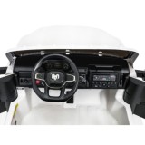 JOKO Elektrické atíčko RAM 3500 2x200W 24V, kožené sedadlo, nosnosť 50kg, penové kolesá, biele
