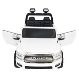 JOKO Elektrické atíčko RAM 3500 2x200W 24V, kožené sedadlo, nosnosť 50kg, penové kolesá, biele