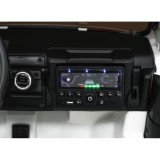 JOKO Elektrické atíčko RAM 3500 2x200W 24V, kožené sedadlo, nosnosť 50kg, penové kolesá, biele