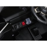 JOKO Elektrické atíčko RAM 3500 Policajné auto 2x200W 24V, kožené sedadlo, nosnosť 50kg, majáky, penové kolesá, čierne