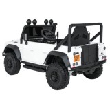 JOKO Elektrické autičko Land Rover Defender 110 SVX Concept 2x100W 24V, penové kolesá, kožené sedadlo, biele