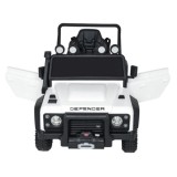 JOKO Elektrické autičko Land Rover Defender 110 SVX Concept 2x100W 24V, penové kolesá, kožené sedadlo, biele