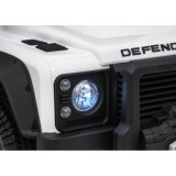 JOKO Elektrické autičko Land Rover Defender 110 SVX Concept 2x100W 24V, penové kolesá, kožené sedadlo, biele